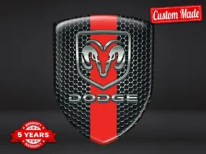 Dodge Selbstklebende Aufkleber Fahrzeuge Edler Look Premium